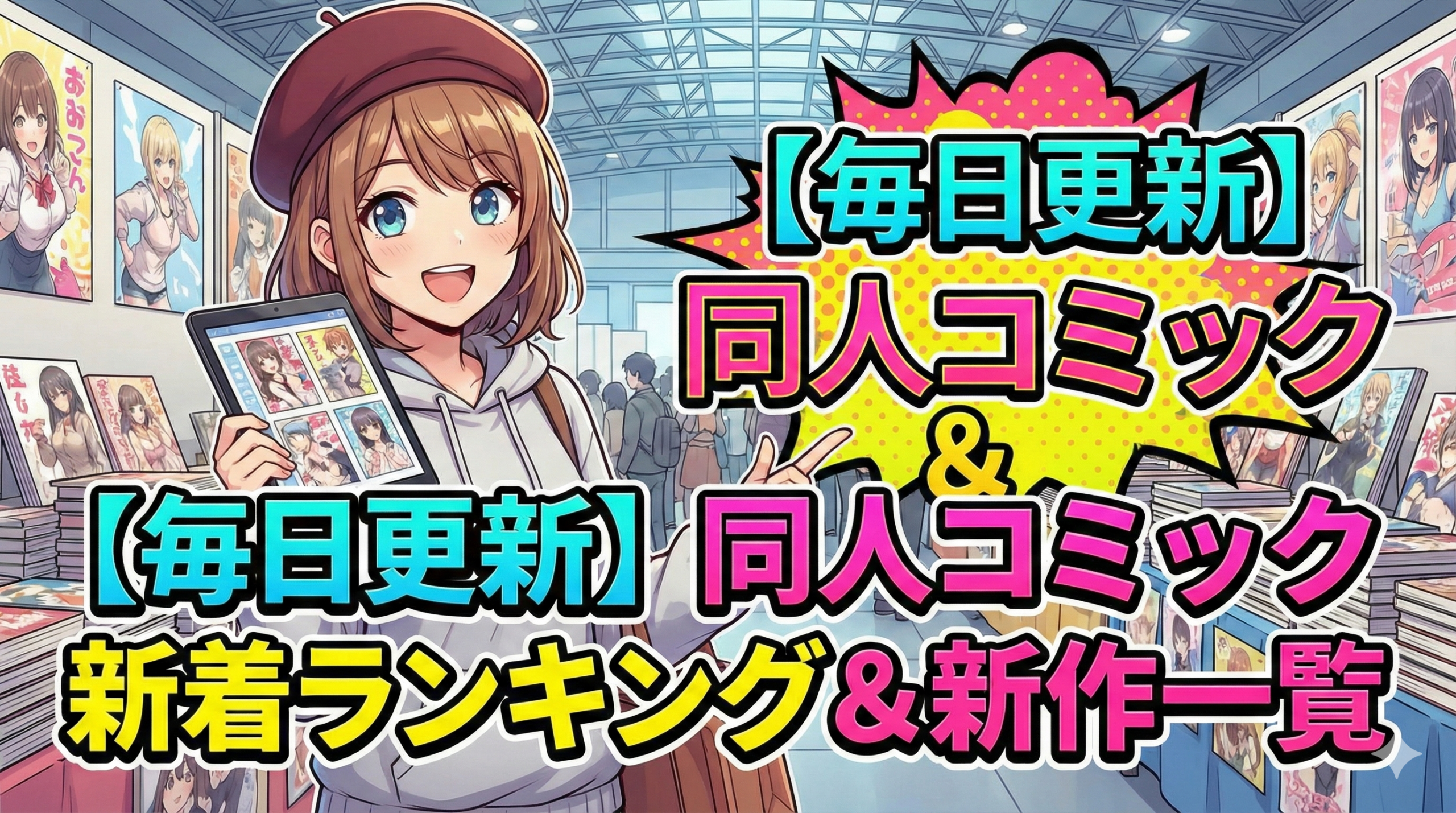 【毎日更新】同人コミック評価ランキング＆新作一覧