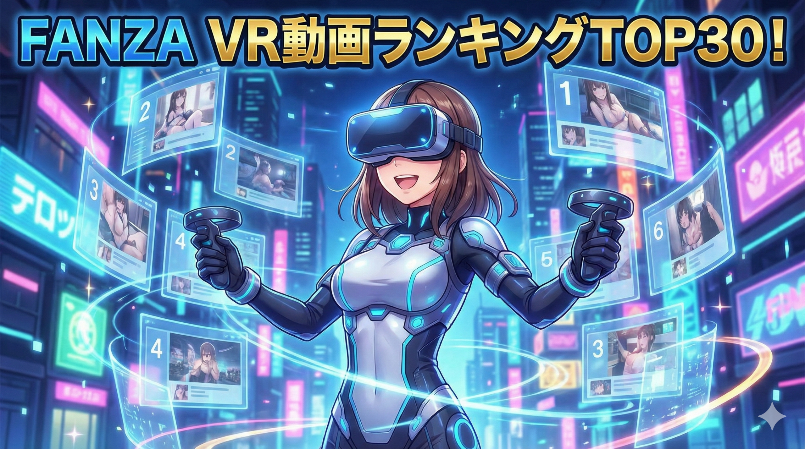 【毎日更新】目の前で揺れる！FANZA「VR動画」人気ランキングTOP30