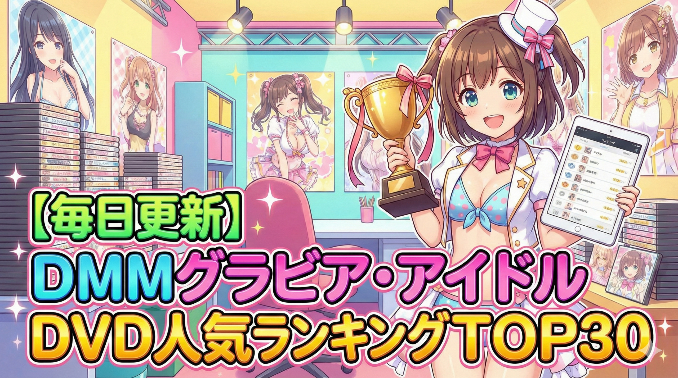 【毎日更新】今売れてるアイドルは誰？DMMグラビアDVD人気ランキングTOP30